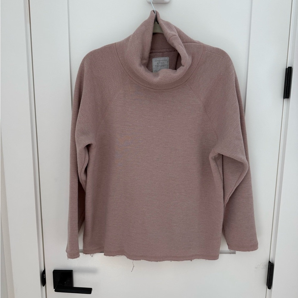 Abercrombie & Fitch Blush Cowl Neck Sweater
